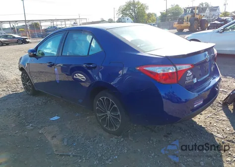 2014 Toyota Corolla S Plus z USA, uszkodzony, nr VIN 2T1BURHE0EC097067